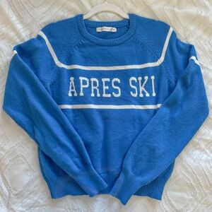 NWOT Apres Ski Blue Sweater